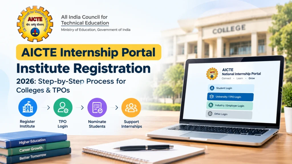 AICTE Internship Portal Institute Registration