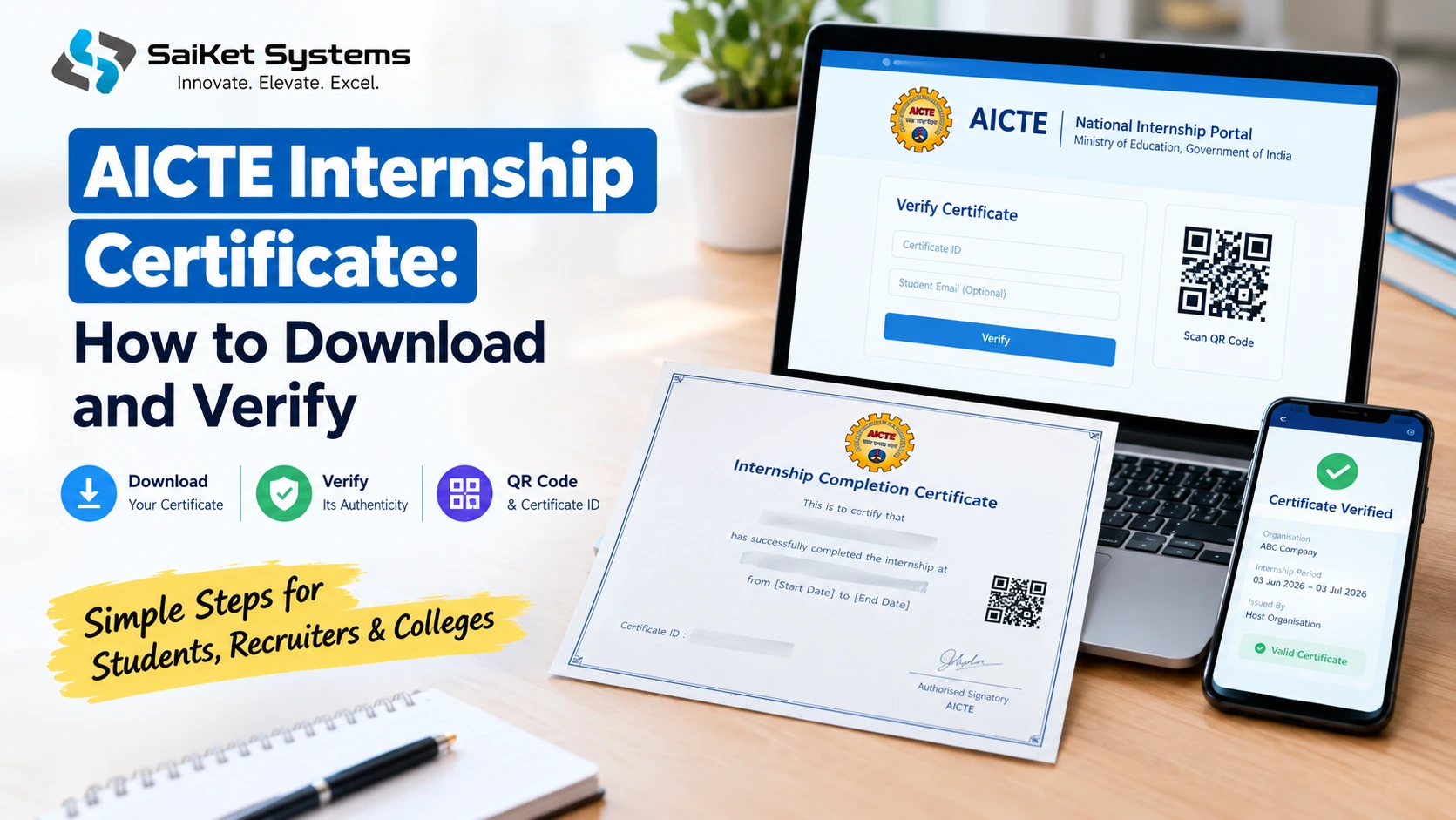 AICTE Internship Certificate
