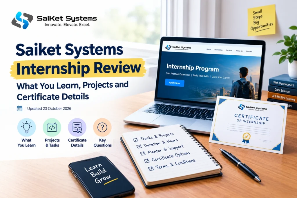 Saiket Systems Internship